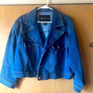 Plus size Ashley Stewart Blue Jean Jacket